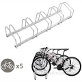 5 Suporte de armazenamento ajustável para piso de bicicleta Suporte para bicicletas
